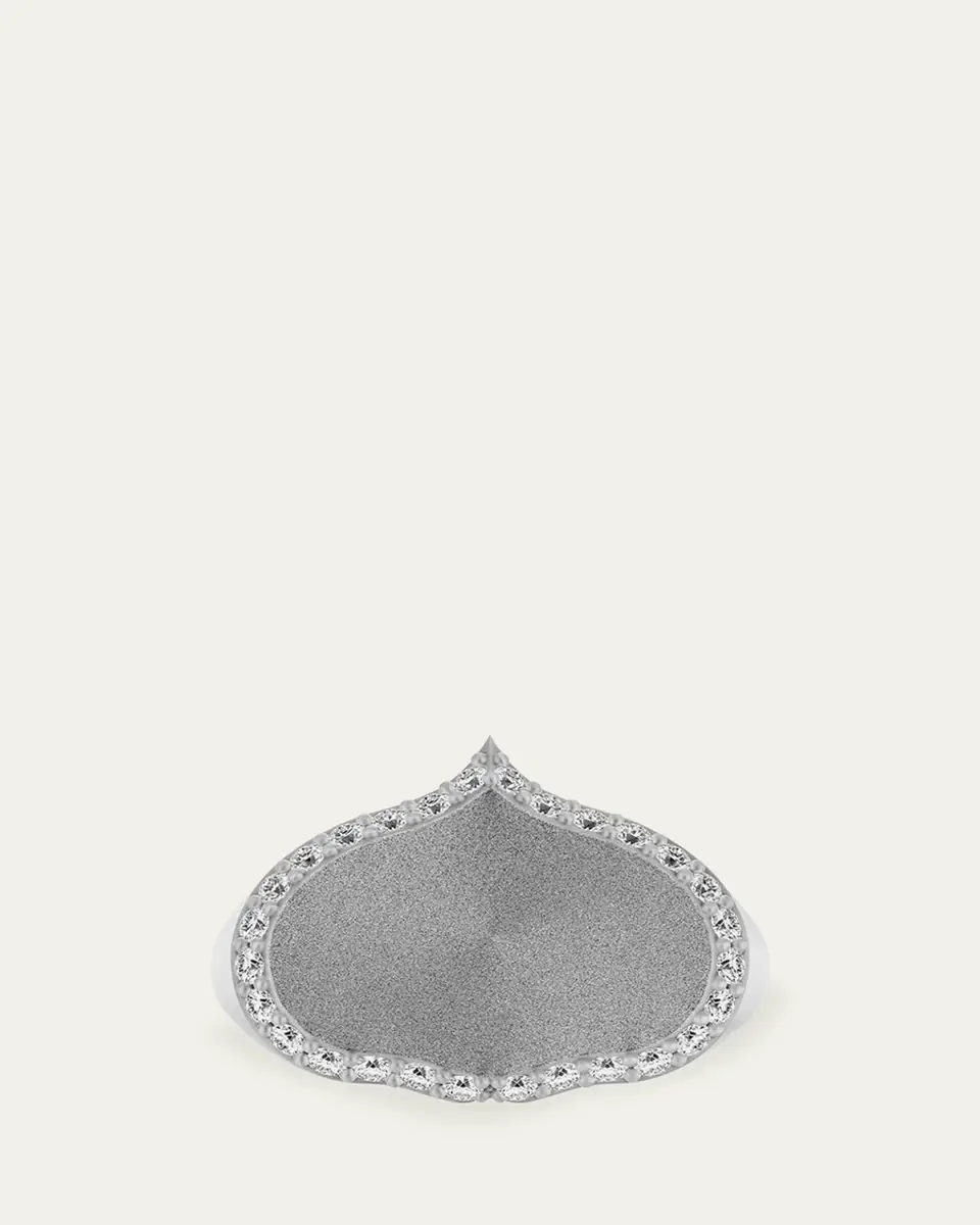 KAMAL Eye Adore Diamond Signet Ring | Thumbnail 5