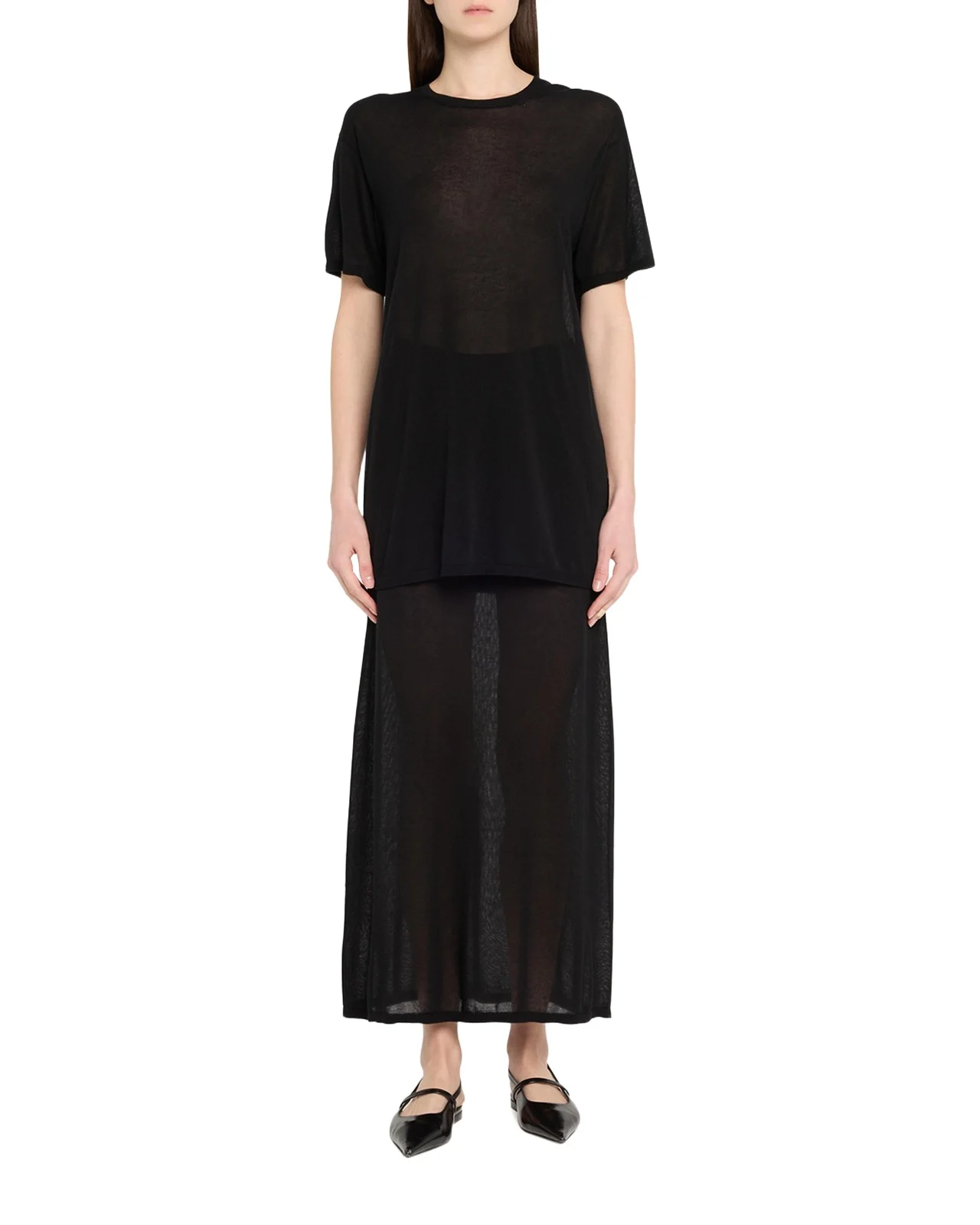 Sheer Knit Maxi Skirt Sheer Knit Maxi Skirt