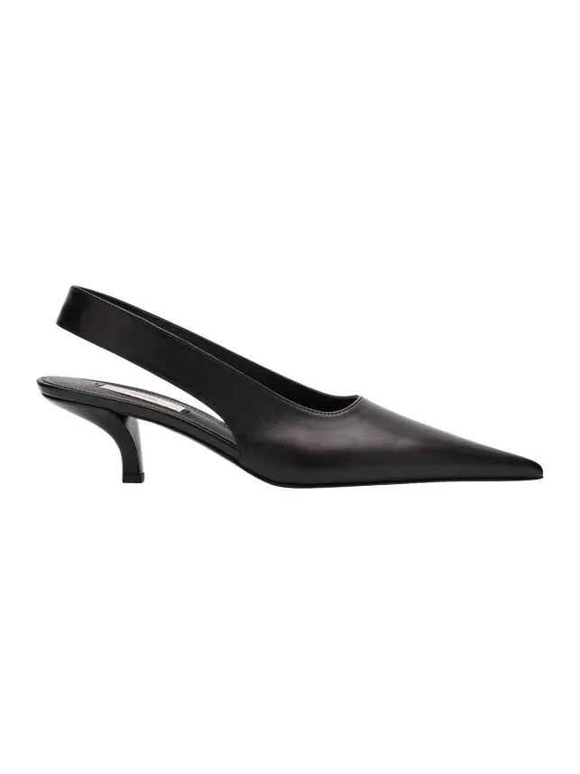 Leather Slingback Pumps Leather Slingback Pumps