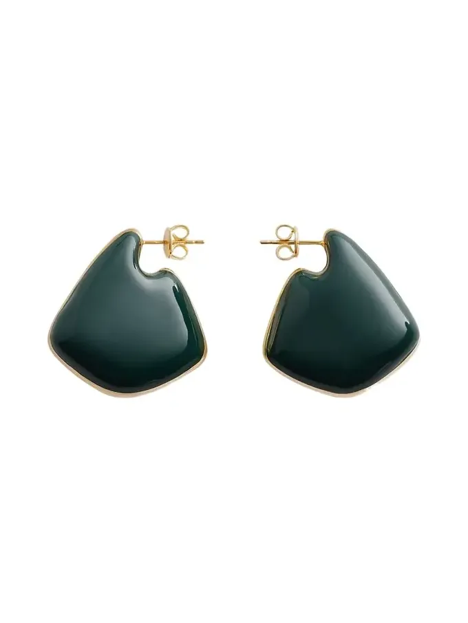 Small Fin Enamel Earrings Small Fin Enamel Earrings