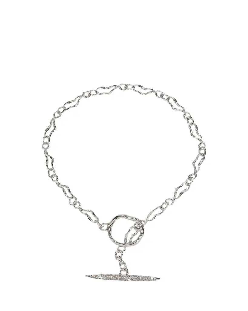 Alexis Bittar Solanales Crystal Infinity Link Necklace | Image 1 Alexis Bittar Solanales Crystal Infinity Link Necklace | Image 1