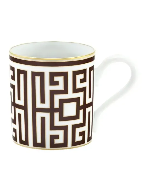 GINORI 1735 Labirinto Ebano Mug, 12.8 oz.