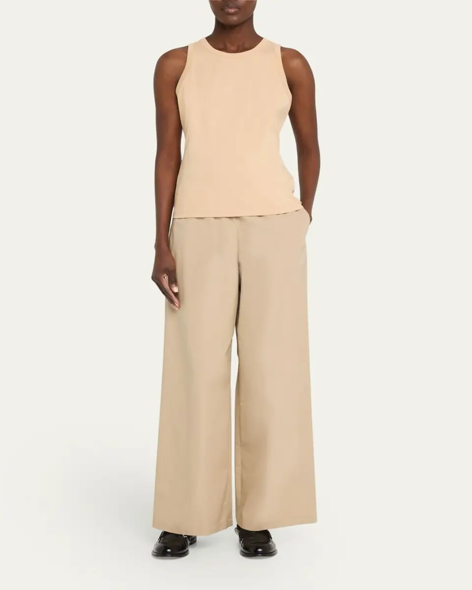 Lafayette 148 New York Swiss Cotton Rib Racerback Tank | Thumbnail 17