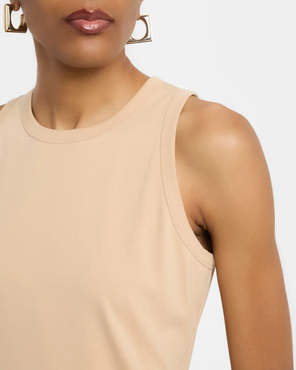 Lafayette 148 New York Swiss Cotton Rib Racerback Tank | Thumbnail 30