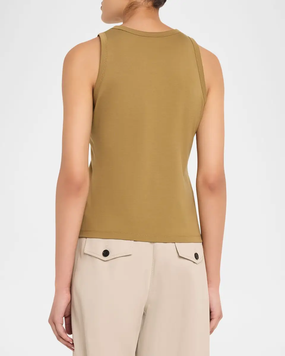 Lafayette 148 New York Swiss Cotton Rib Racerback Tank | Thumbnail 33