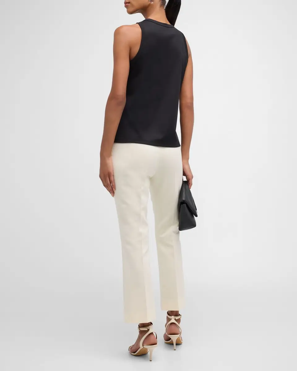 Lafayette 148 New York Swiss Cotton Rib Racerback Tank | Thumbnail 5