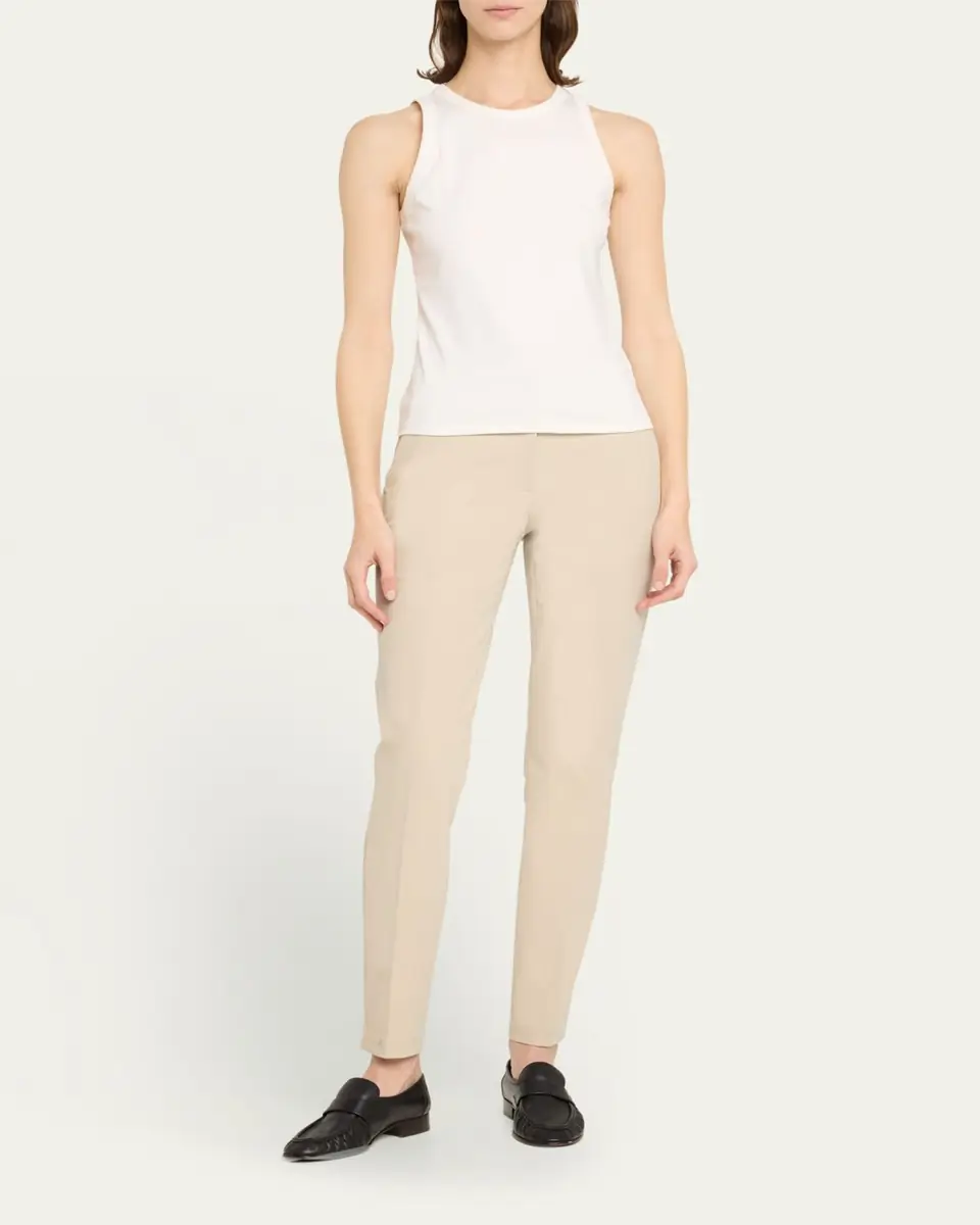 Lafayette 148 New York Swiss Cotton Rib Racerback Tank | Thumbnail 8
