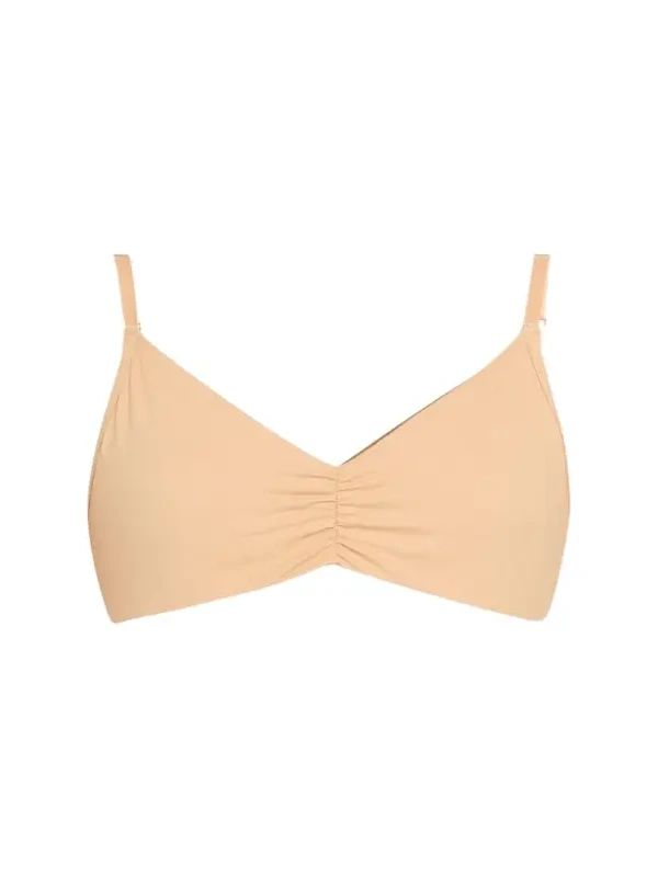 Commando Shirred Cotton Bralette