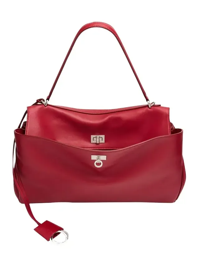Balenciaga Rodeo Medium Leather Top-Handle Bag