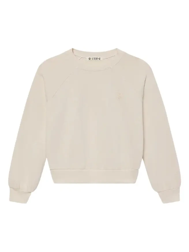 ÉTERNE Shrunken Raglan Sweatshirt