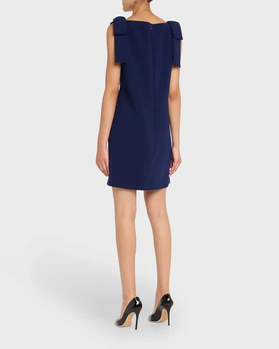 Carolina Herrera Embroidered Applique Bow Mini Dress | Thumbnail 7 Carolina Herrera Embroidered Applique Bow Mini Dress | Thumbnail 7