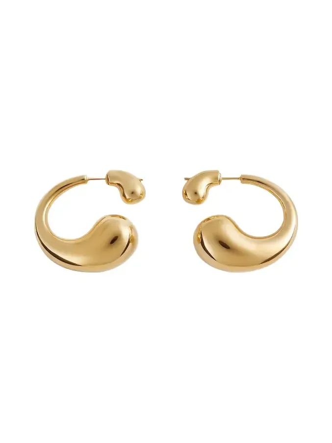 18K Gold-Finish Sterling Silver Earrings