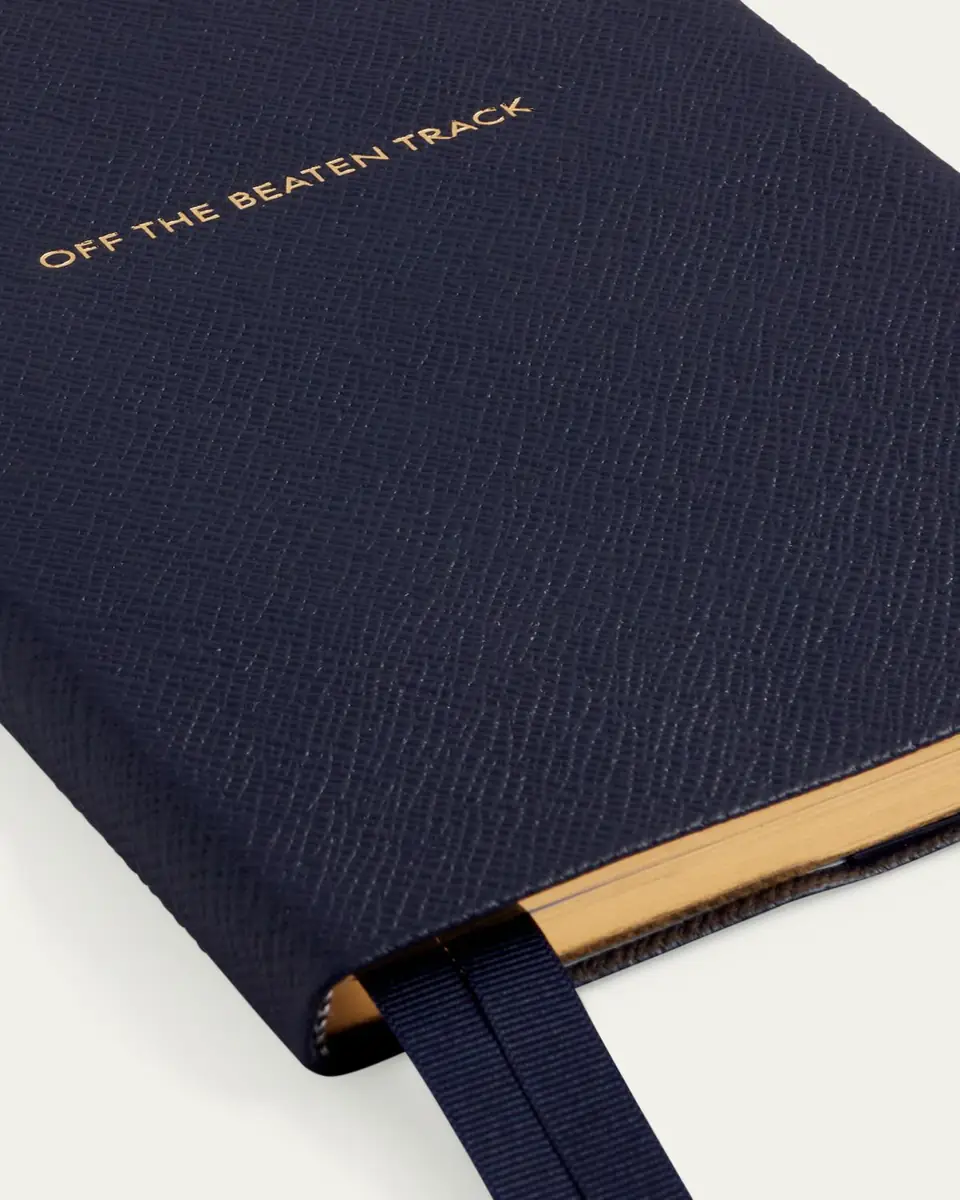Smythson "Off the Beaten Track" Soho Travel Journal in Panama Leather | Thumbnail 2