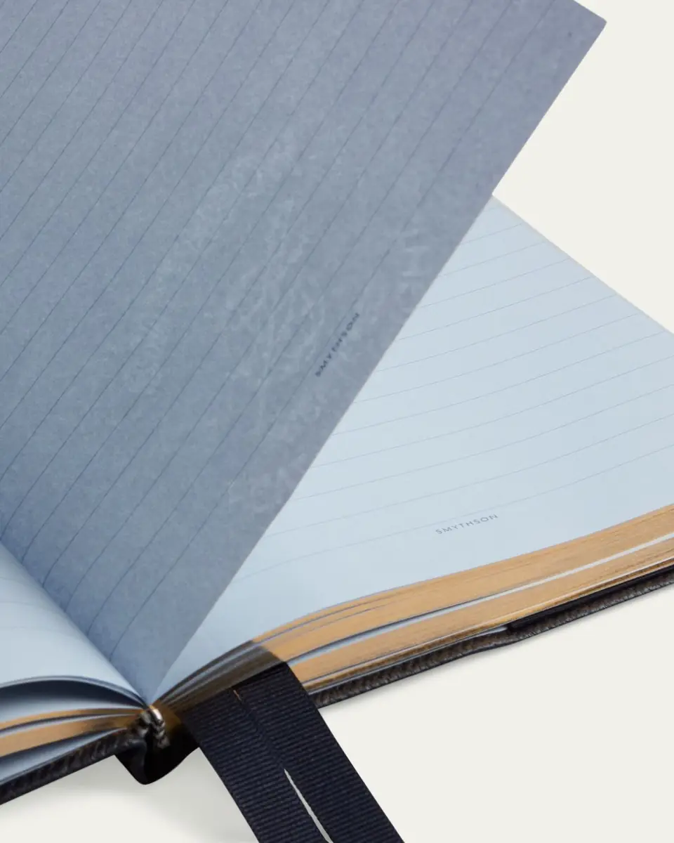 Smythson "Off the Beaten Track" Soho Travel Journal in Panama Leather | Thumbnail 3