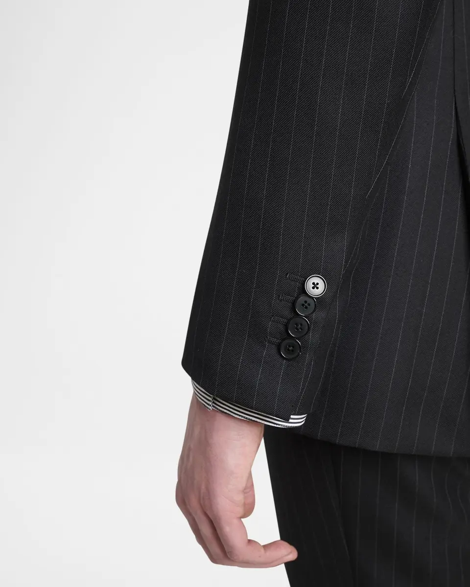 Givenchy Men's Double-Breasted Pinstripe Sport Coat | Thumbnail 7 Givenchy Men's Double-Breasted Pinstripe Sport Coat | Thumbnail 7