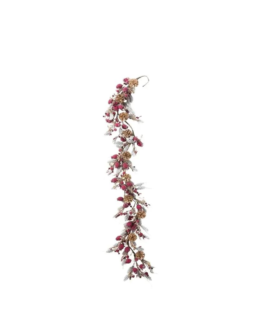 Salzburg Creations Glittering Garnet 60" Garland