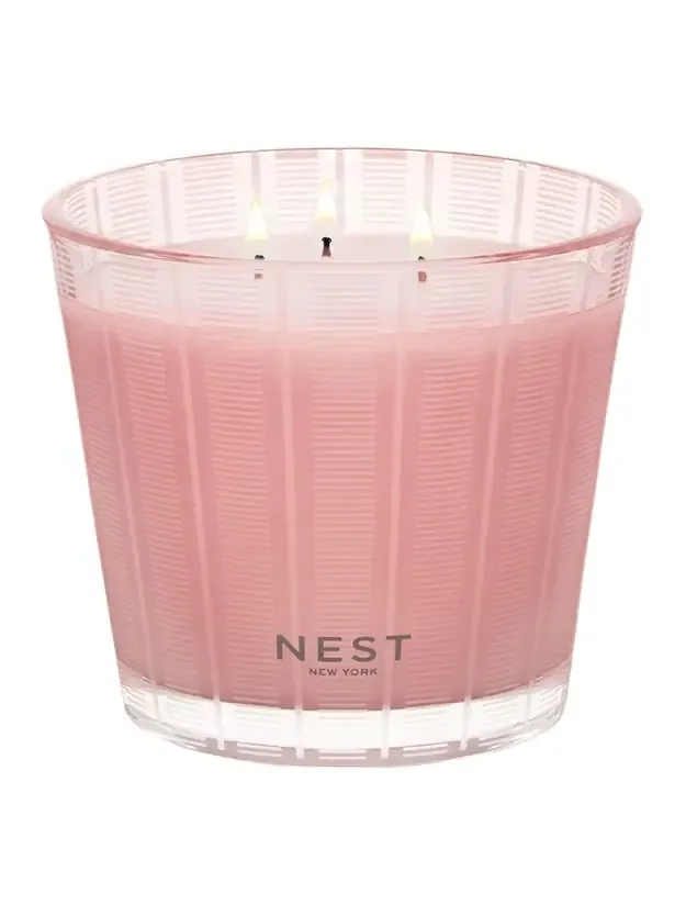NEST New York Himalayan Salt Rosewater 3 Wick Candle, 21.2 oz.
