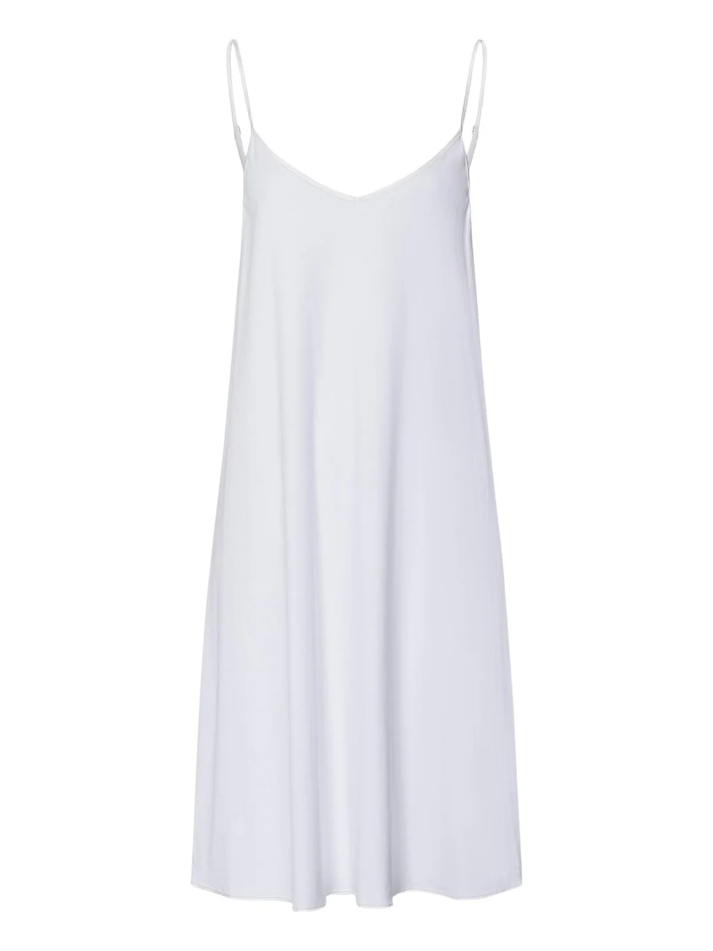 Silk-Trim Cotton Chemise Silk-Trim Cotton Chemise