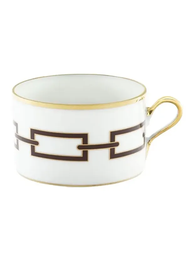 GINORI 1735 Catene Ebano Tea Cup, 7.75 oz.