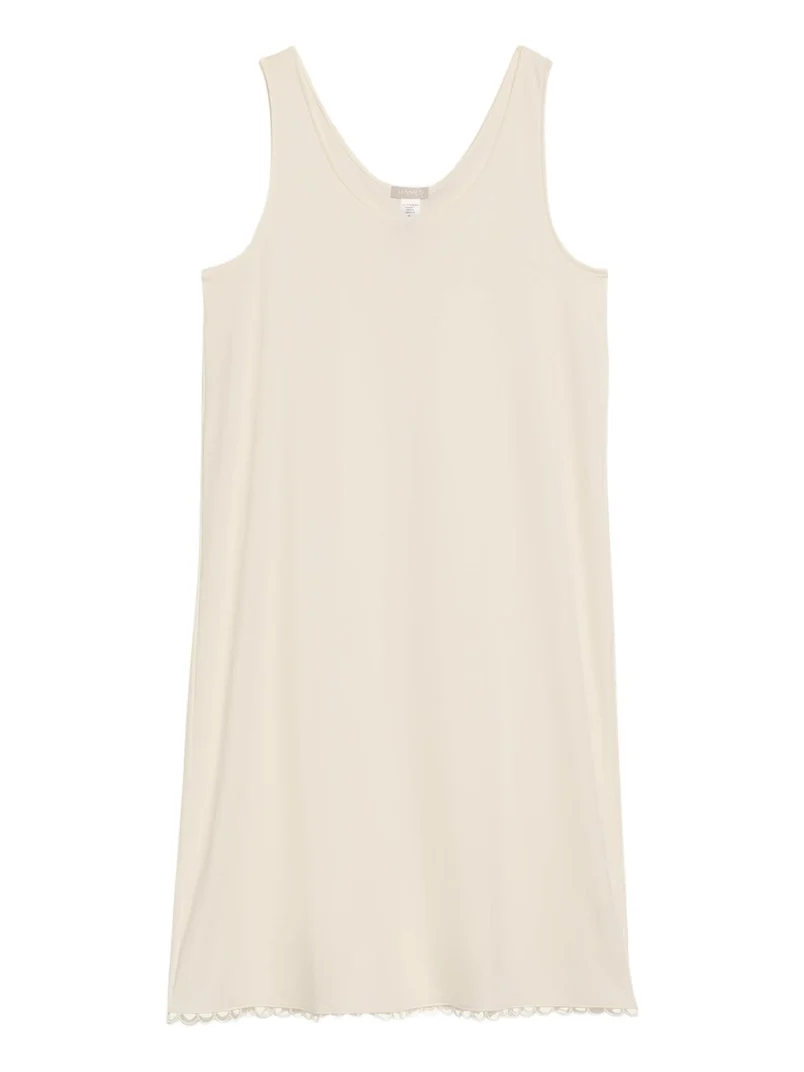Anouk Embroidery-Trim Cotton Tank Nightgown