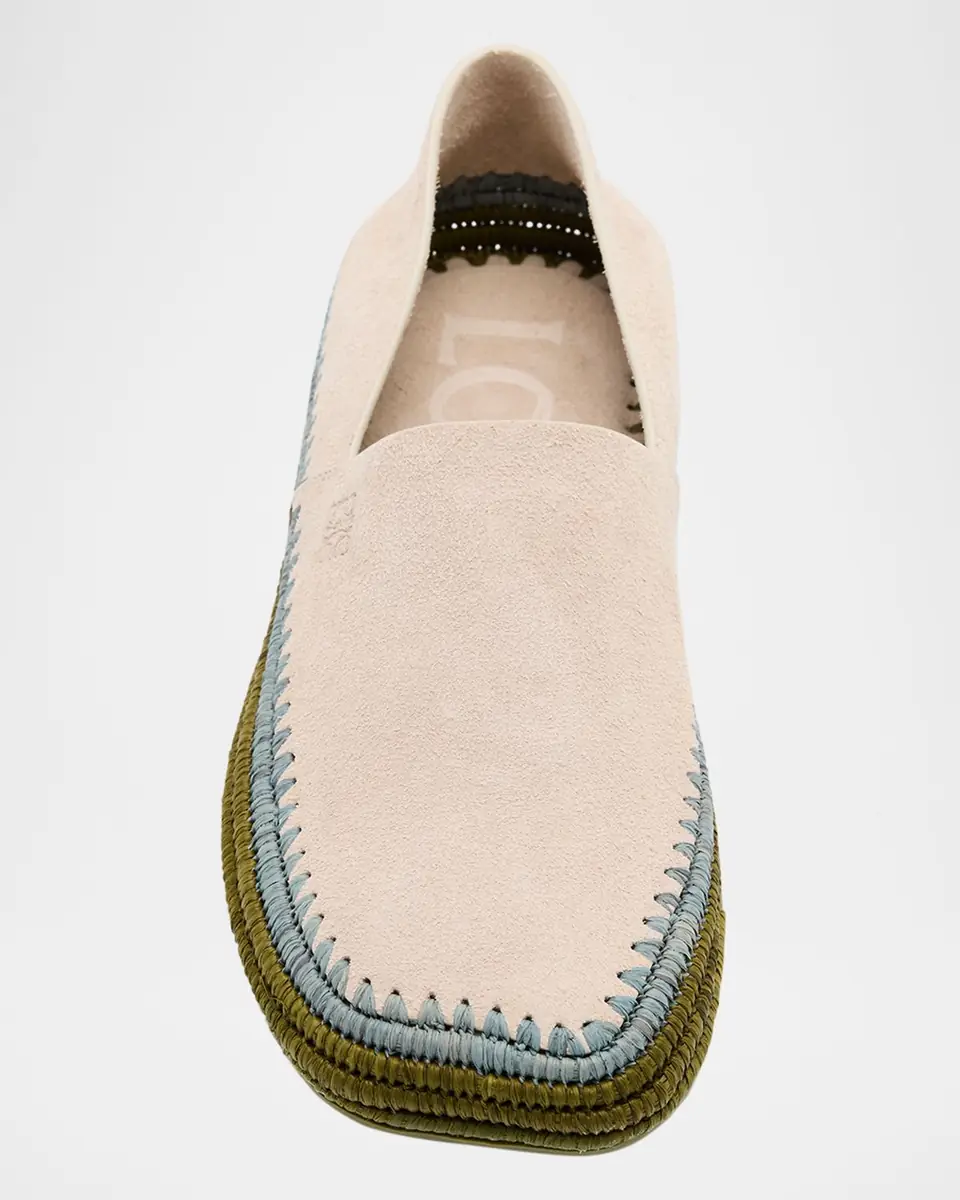 Loewe Men's Rio Suede and Raffia Espadrilles | Thumbnail 5 Loewe Men's Rio Suede and Raffia Espadrilles | Thumbnail 5