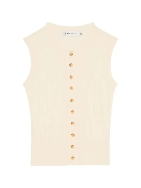 Serafina Button-Front Top