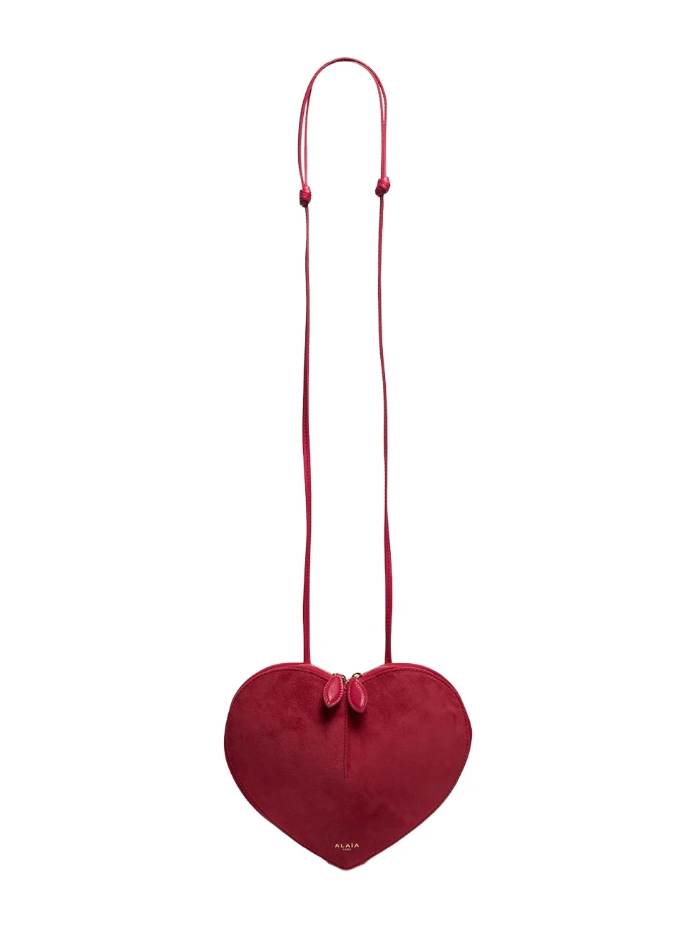 Le Coeur Crossbody Bag in Suede