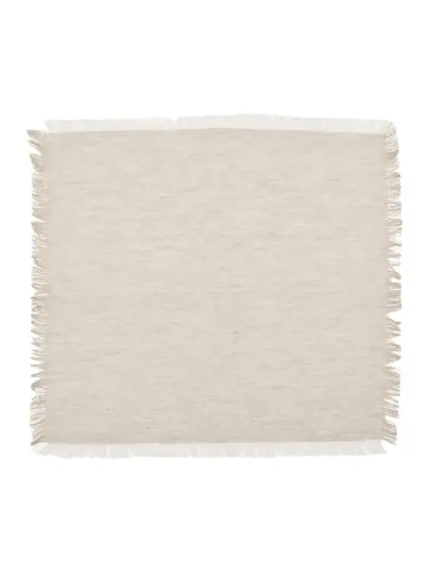 Kim Seybert Chambray Fringe Napkin