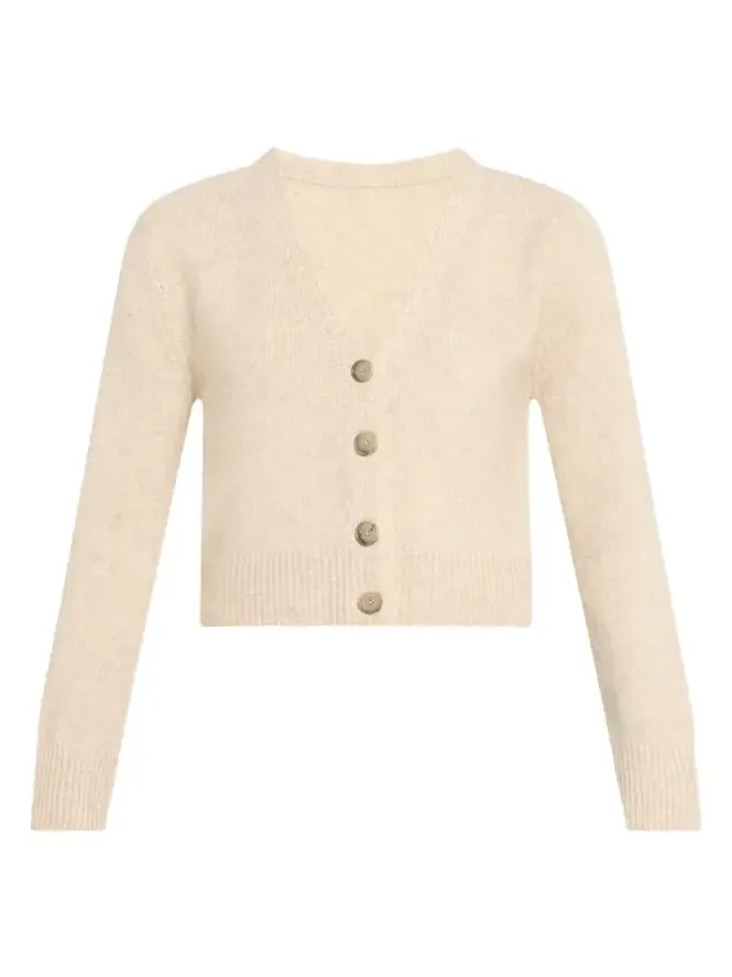 Sloane V-Neck Silk-Cashmere Cardigan Sloane V-Neck Silk-Cashmere Cardigan