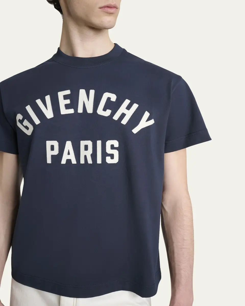 Givenchy Men's Logo Crewneck T-Shirt | Thumbnail 9 Givenchy Men's Logo Crewneck T-Shirt | Thumbnail 9