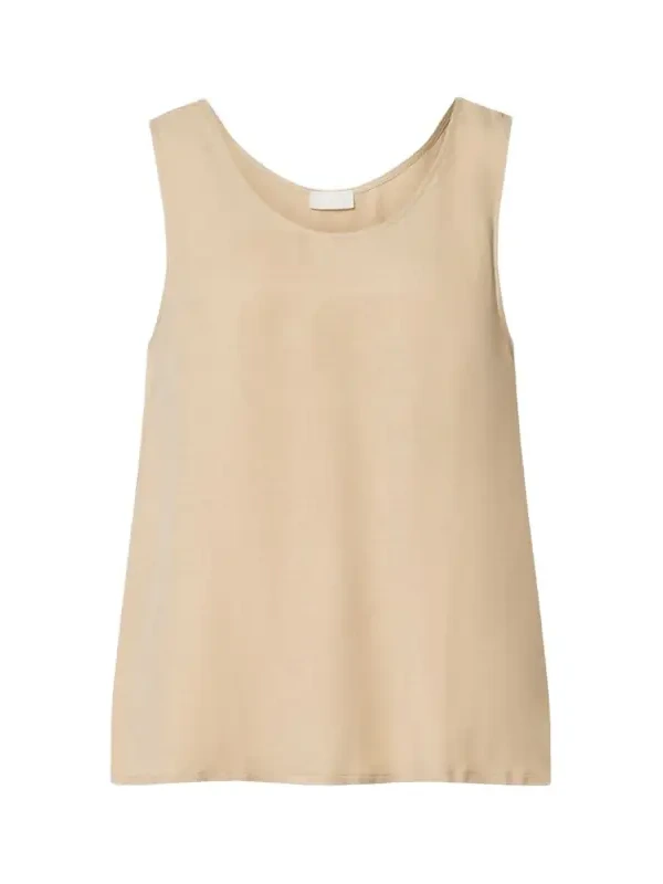 Urban Casuals Relaxed Linen-Blend Tank Urban Casuals Relaxed Linen-Blend Tank