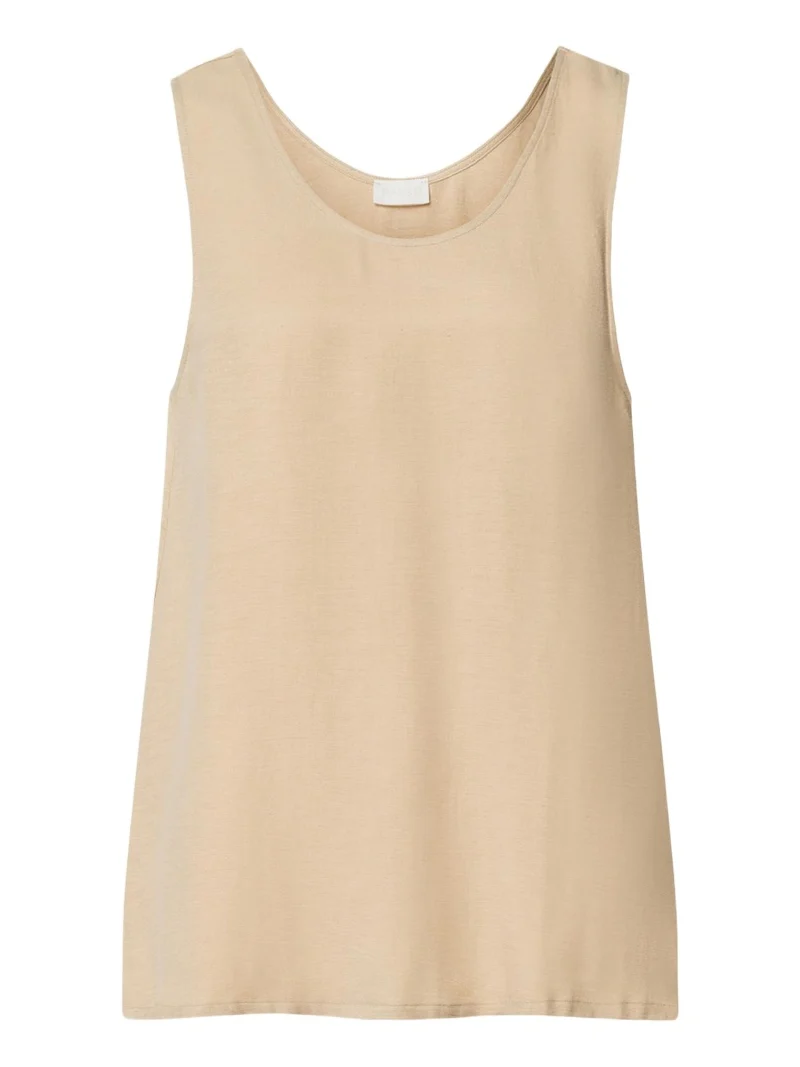 Urban Casuals Relaxed Linen-Blend Tank Urban Casuals Relaxed Linen-Blend Tank