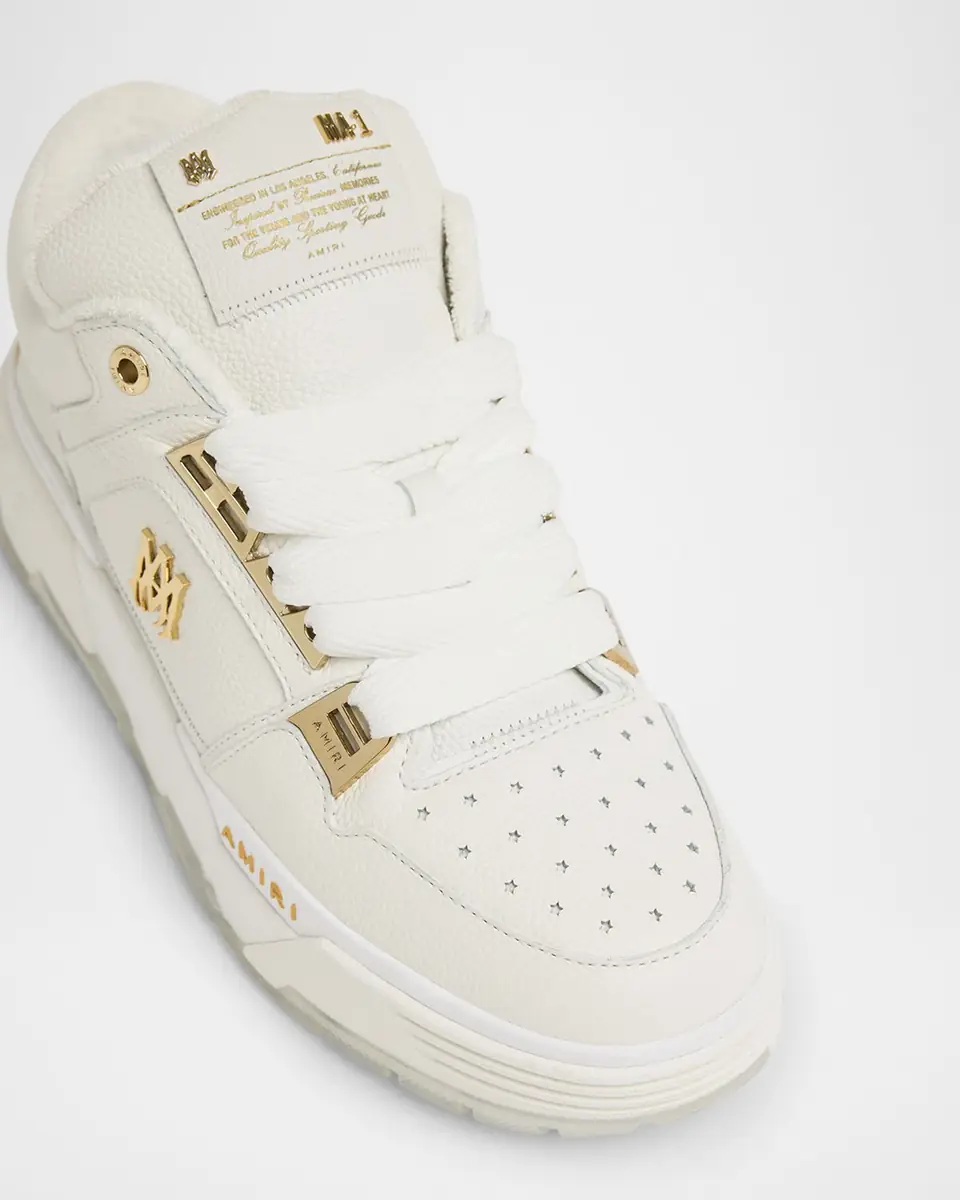 Amiri Men's MA-1 Leather High-Top Sneakers | Thumbnail 4 Amiri Men's MA-1 Leather High-Top Sneakers | Thumbnail 4