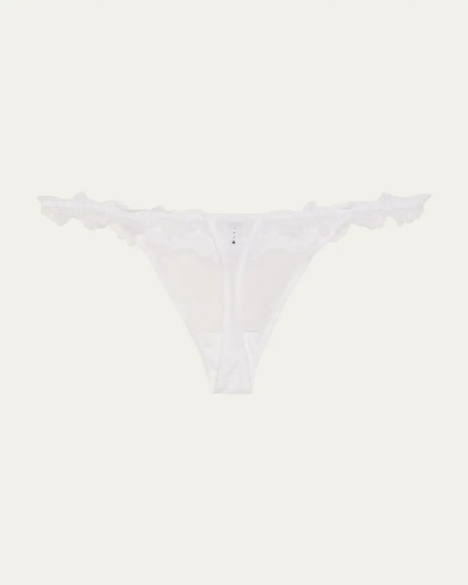 Lise Charmel Source Beaute Embroidered Tulle Thong | Thumbnail 2 Lise Charmel Source Beaute Embroidered Tulle Thong | Thumbnail 2