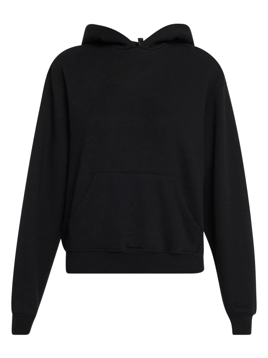Cotton Fleece Hooded Pullover