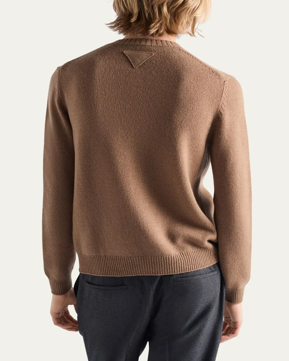 Prada Men's Cashmere Knit Cardigan | Thumbnail 3 Prada Men's Cashmere Knit Cardigan | Thumbnail 3