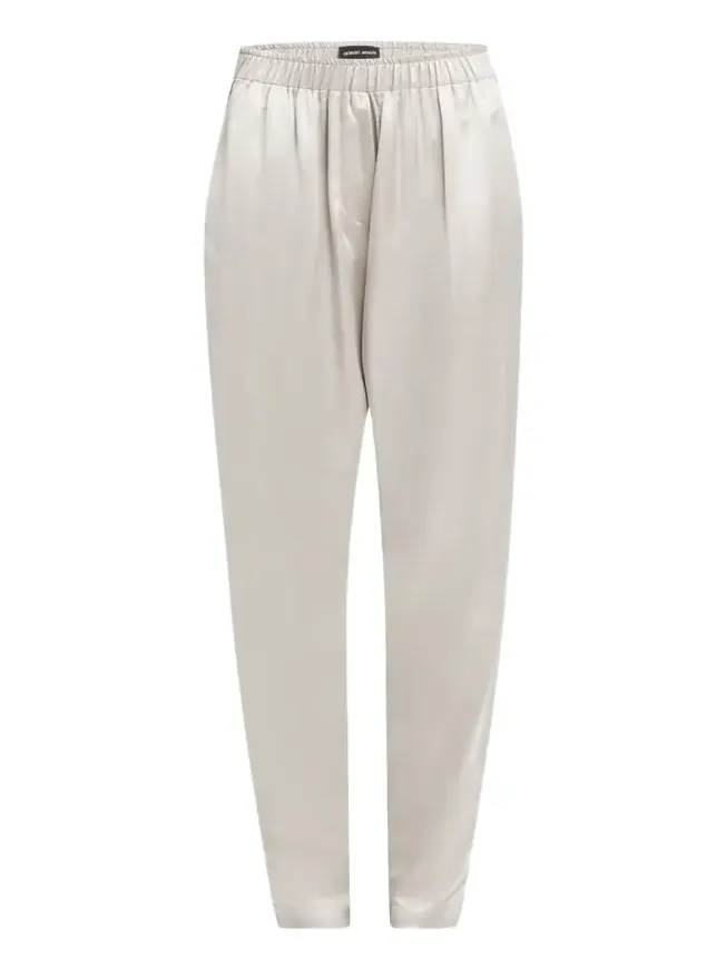 Pull-On Silk Trousers Pull-On Silk Trousers