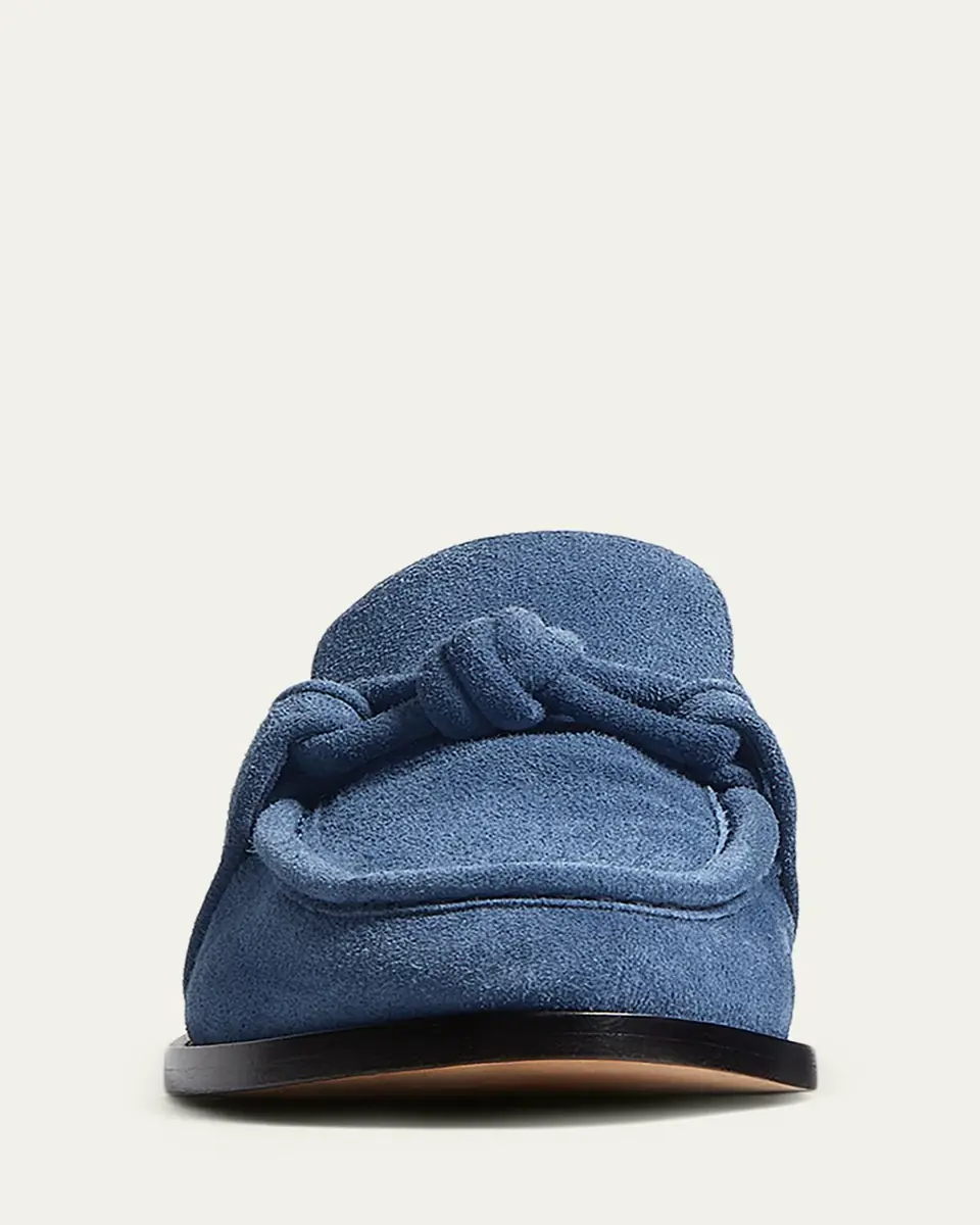 Bottega Veneta Astaire Knot Soft Suede Loafers | Thumbnail 15