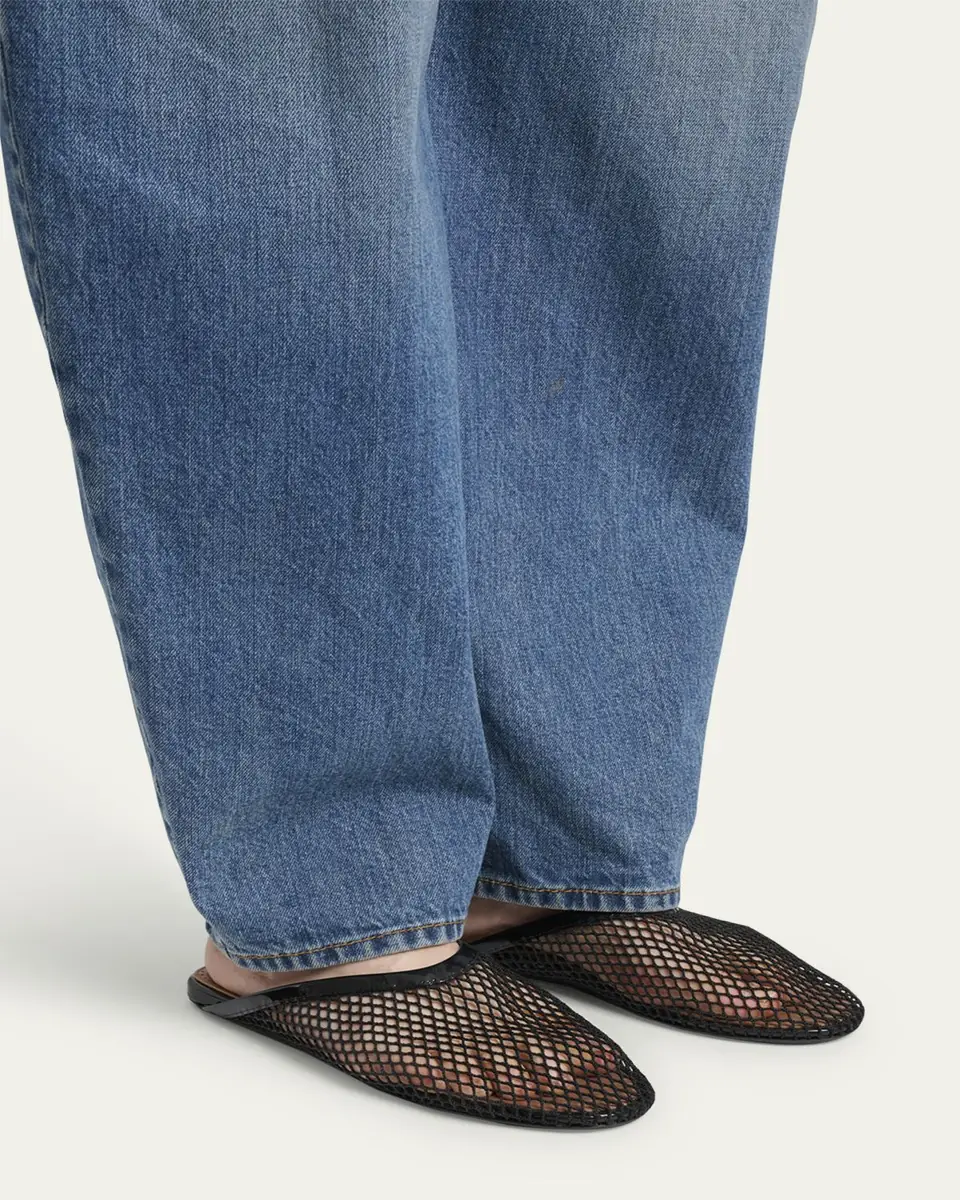 Alaïa Mesh Flat Mules | Thumbnail 7