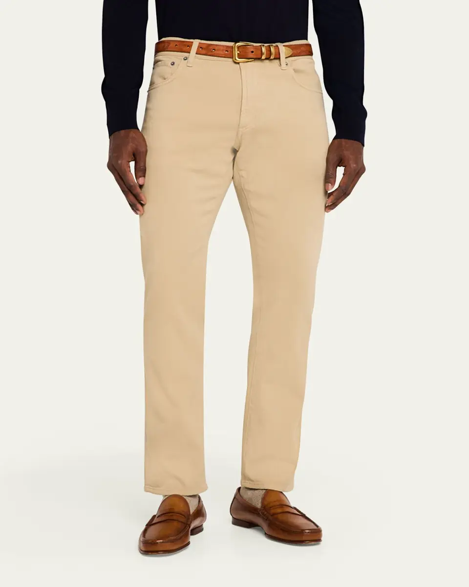Ralph Lauren Purple Label Men's Slim Fit Stretch Twill Pants | Thumbnail 9 Ralph Lauren Purple Label Men's Slim Fit Stretch Twill Pants | Thumbnail 9