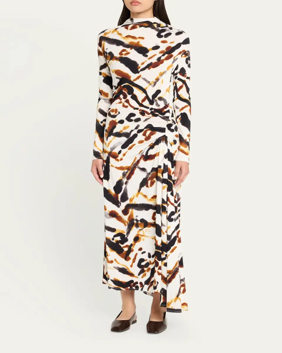 A.L.C. Lia Long-Sleeve Maxi Dress | Thumbnail 4 A.L.C. Lia Long-Sleeve Maxi Dress | Thumbnail 4