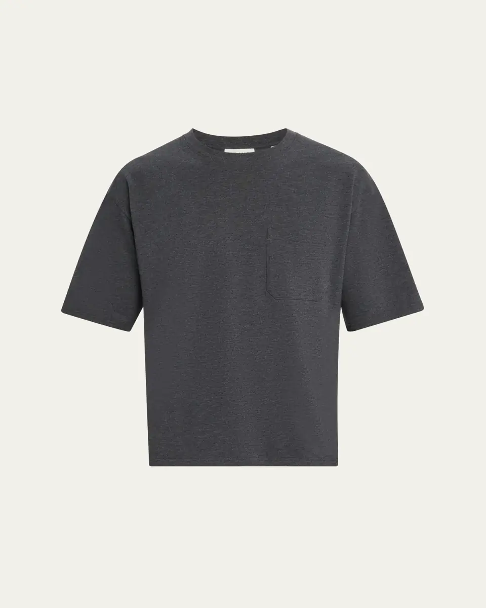 Frame Men's Pique Relaxed-Fit Pocket T-Shirt | Thumbnail 5 Frame Men's Pique Relaxed-Fit Pocket T-Shirt | Thumbnail 5