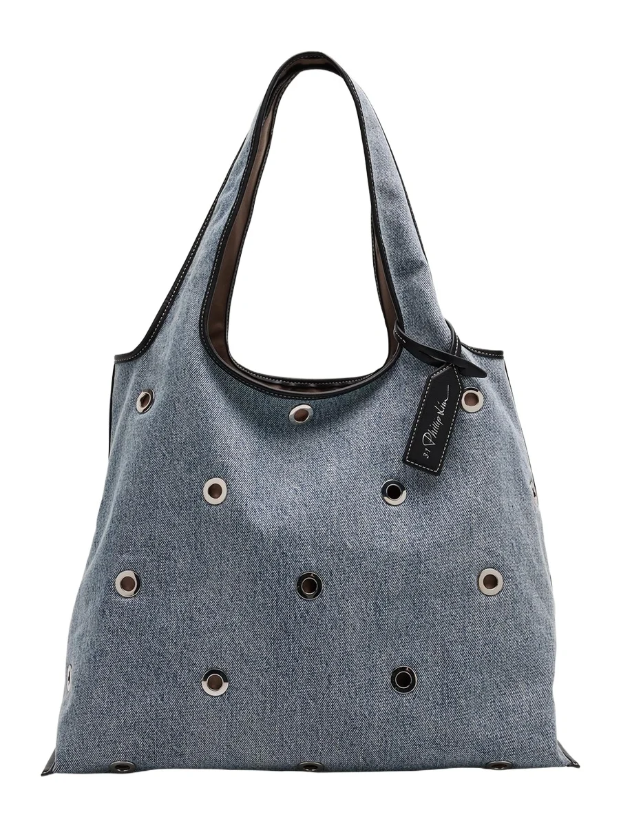 Cotton Denim Market Tote Bag Cotton Denim Market Tote Bag