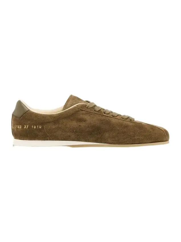 Common Projects Low-Top Suede and Leather Sneakers