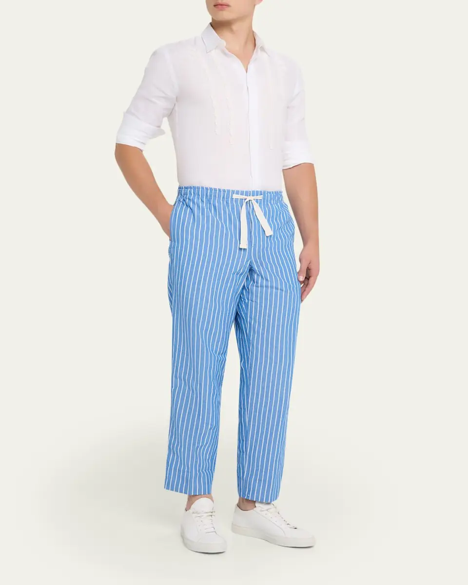 Orlebar Brown Men's Alex Relaxed-Fit Deckchair Stripe Trousers | Thumbnail 2 Orlebar Brown Men's Alex Relaxed-Fit Deckchair Stripe Trousers | Thumbnail 2