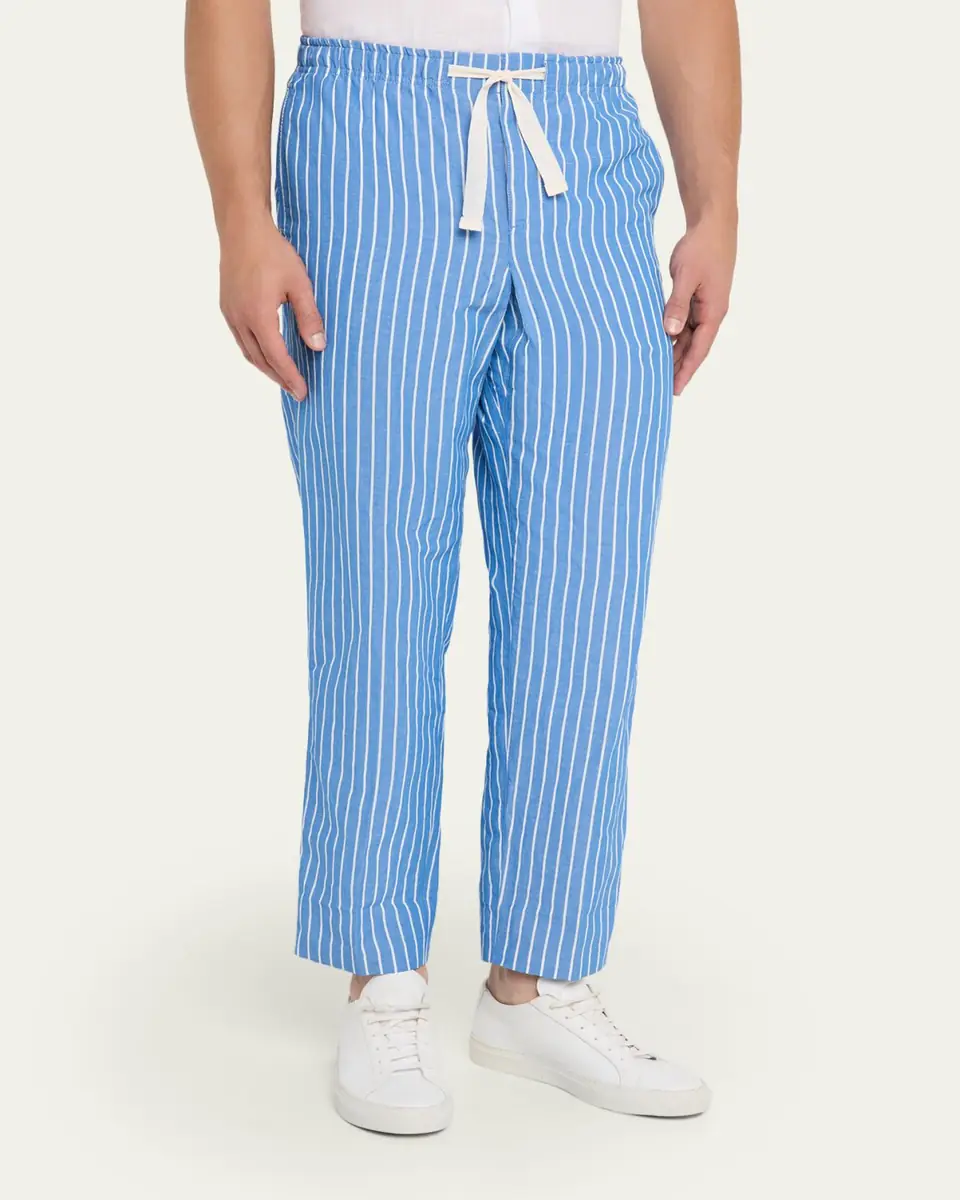 Orlebar Brown Men's Alex Relaxed-Fit Deckchair Stripe Trousers | Thumbnail 4 Orlebar Brown Men's Alex Relaxed-Fit Deckchair Stripe Trousers | Thumbnail 4