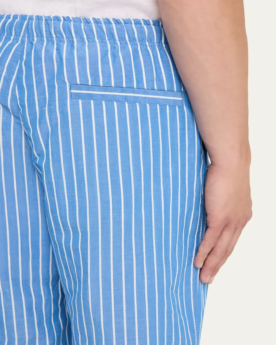 Orlebar Brown Men's Alex Relaxed-Fit Deckchair Stripe Trousers | Thumbnail 5 Orlebar Brown Men's Alex Relaxed-Fit Deckchair Stripe Trousers | Thumbnail 5