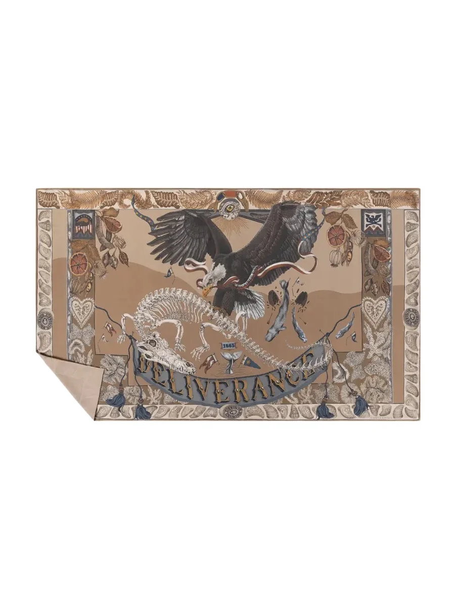 The Scrimshaw Skeleton Cashmere Stole The Scrimshaw Skeleton Cashmere Stole