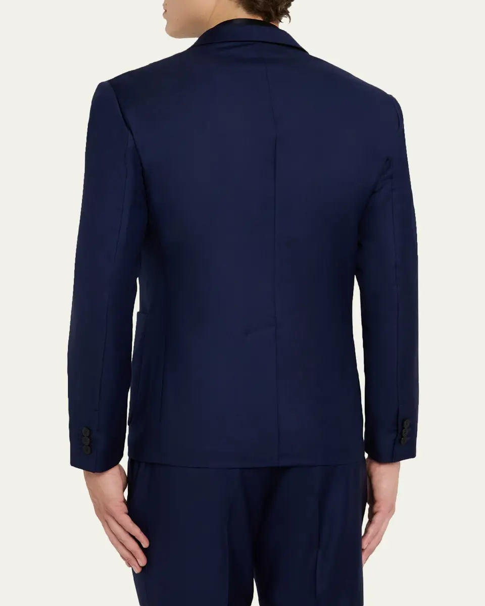 Versace Men's Wool Single-Breasted Blazer | Thumbnail 3 Versace Men's Wool Single-Breasted Blazer | Thumbnail 3