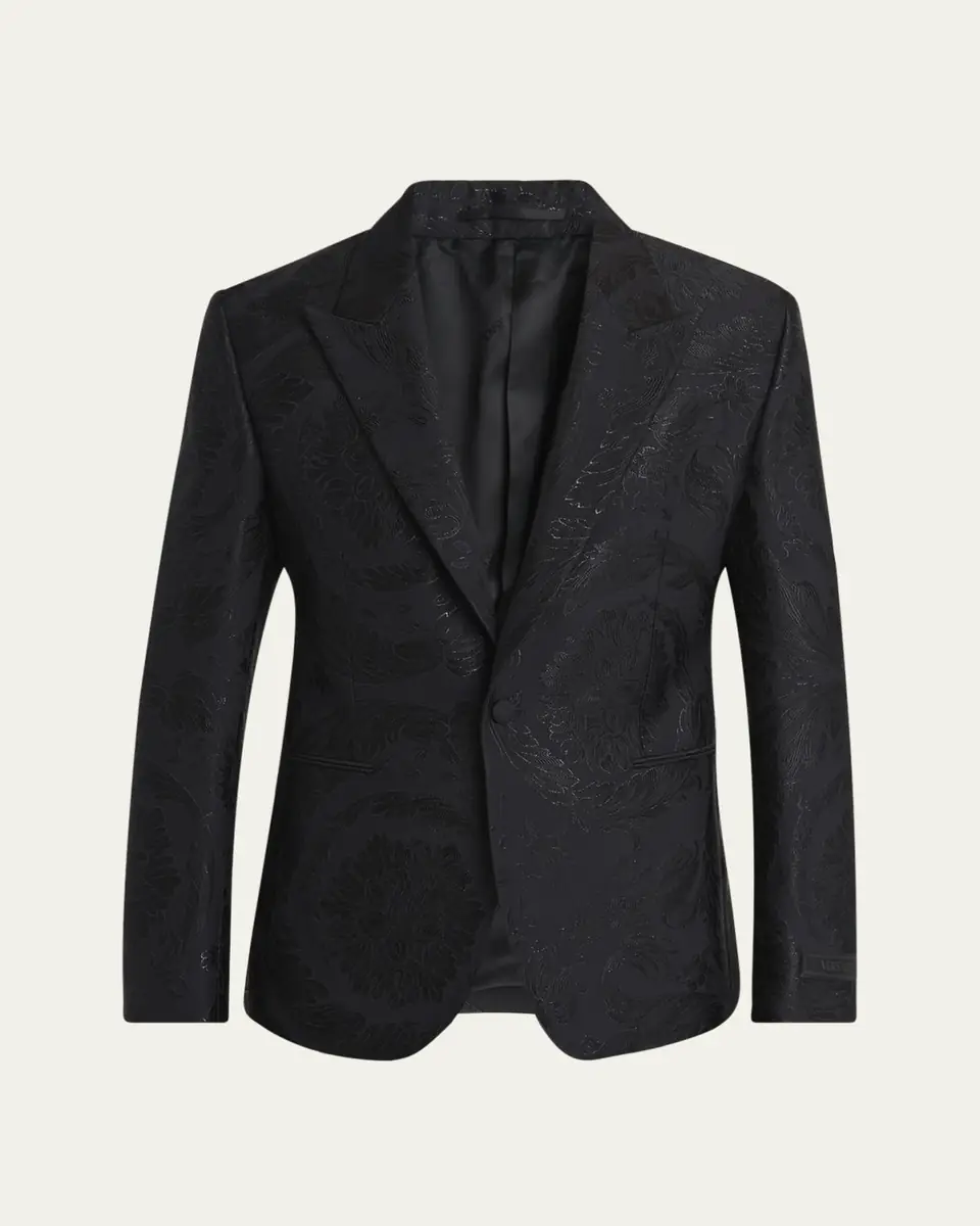 Versace Men's Jacquard Evening Jacket | Thumbnail 5 Versace Men's Jacquard Evening Jacket | Thumbnail 5